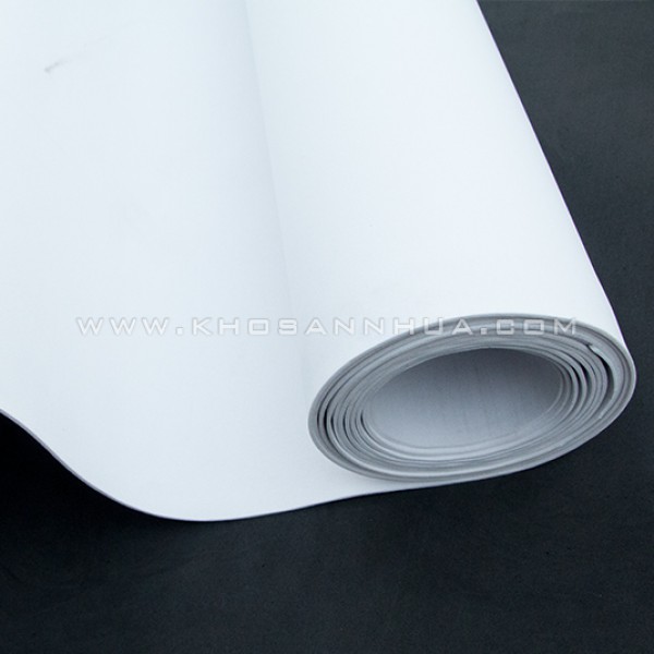 Foam cao su trắng 2 mm Foam cao su trắng 2 mm